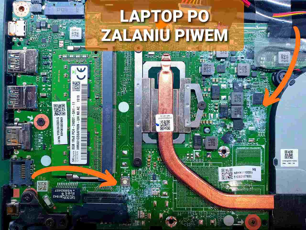 Naprawa Zalanego Laptopa Serwis Laptopów I Komputerów Warszawa